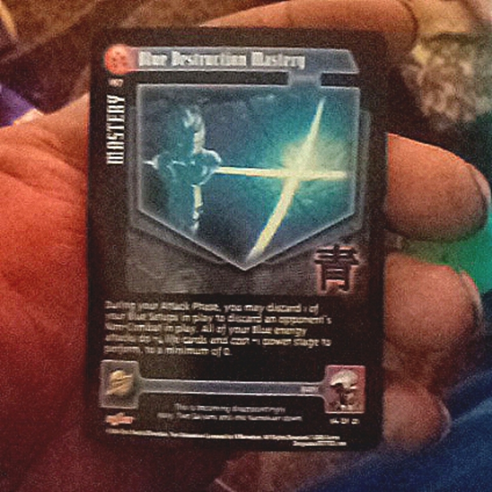 Blue Destruction Mastery #197 Rare Limited Alt Foil DBGT Dragon Ball GT Baby |NM